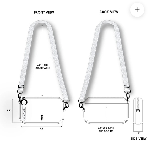 THACKER Cocoon 3 in 1 Phone Bag - Black Neoprene - Picture 5 of 5